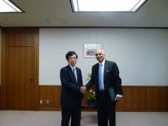 Chairman Sugimoto Welcomed Visit by Chairperson of CCI