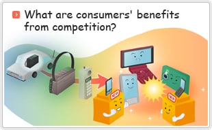 What are consumers' benefits from competition?