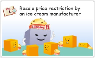 Resale price restriction by an ice cream manufacturer