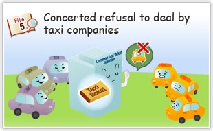 Concerted refusal to deal by taxi companies