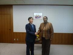 Chairman Sugimoto Welcomed Visit by the Acting Chairperson of CAK