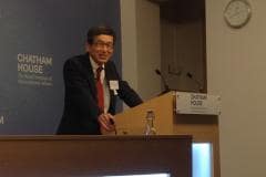 Commissioner ODAGIRI spoke at the Chatham House Conference