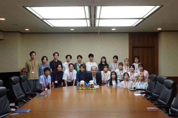 泉水委員との集合写真