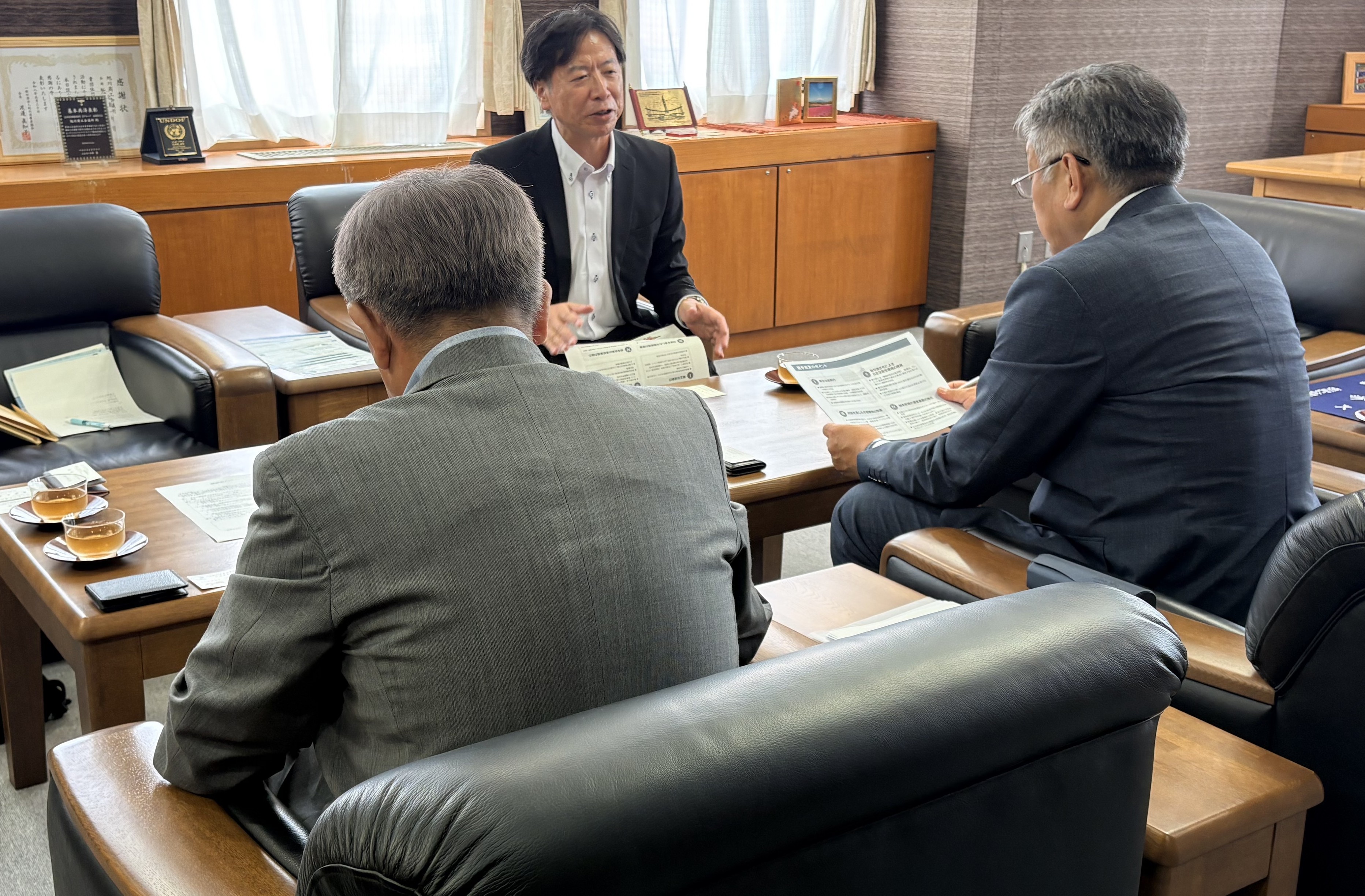 旭川の懇談会の写真